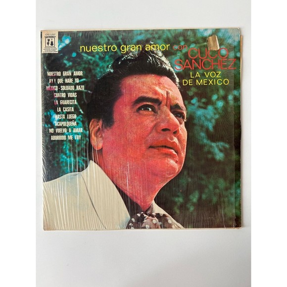 Cuco Sanchez Nuestro Gran Amor La Voz De Mexico Caytronics CYS 1207 Shrink VG+ - Picture 1 of 7